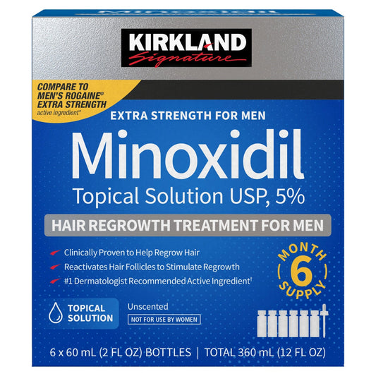 Kirkland Minoxidil 5% Topical Solution – 60ml ( 2 Pieces )