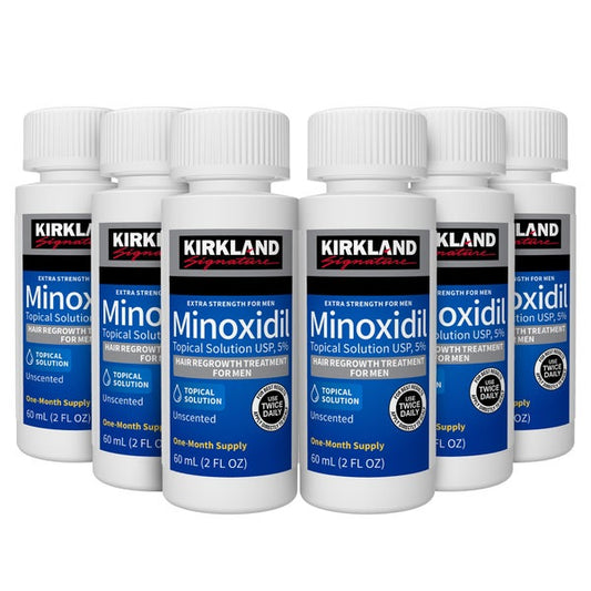 Kirkland Minoxidil 5% Topical Solution – 60ml ( 6 Pieces )