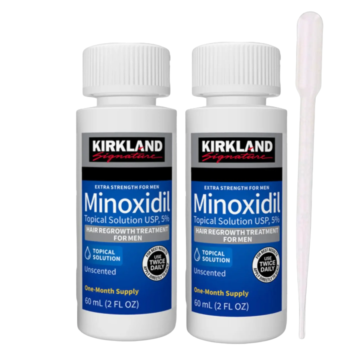 Kirkland Minoxidil 5% Topical Solution – 60ml ( 2 Pieces )